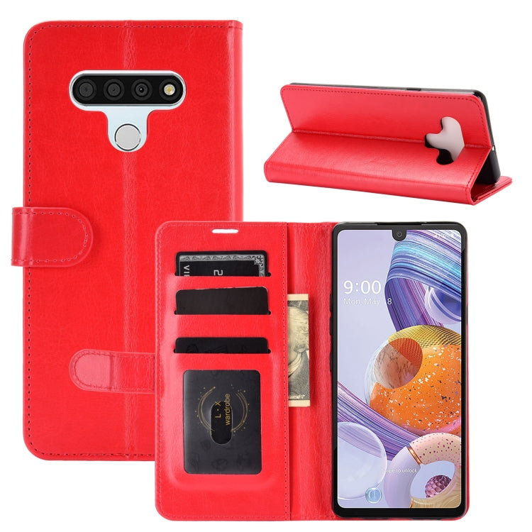 For LG Stylo 6 R64 Texture Single Horizontal Flip Protective Case with Holder & Card Slots & Wallet& Photo Frame