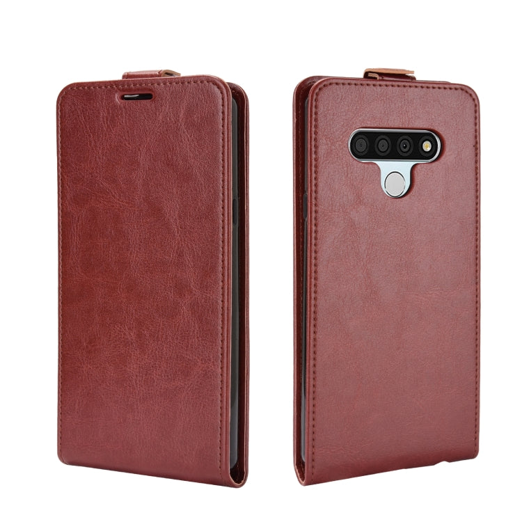 For LG Stylo 6 R64 Texture Single Vertical Flip Leather Protective Case with Card Slots & Photo Frame