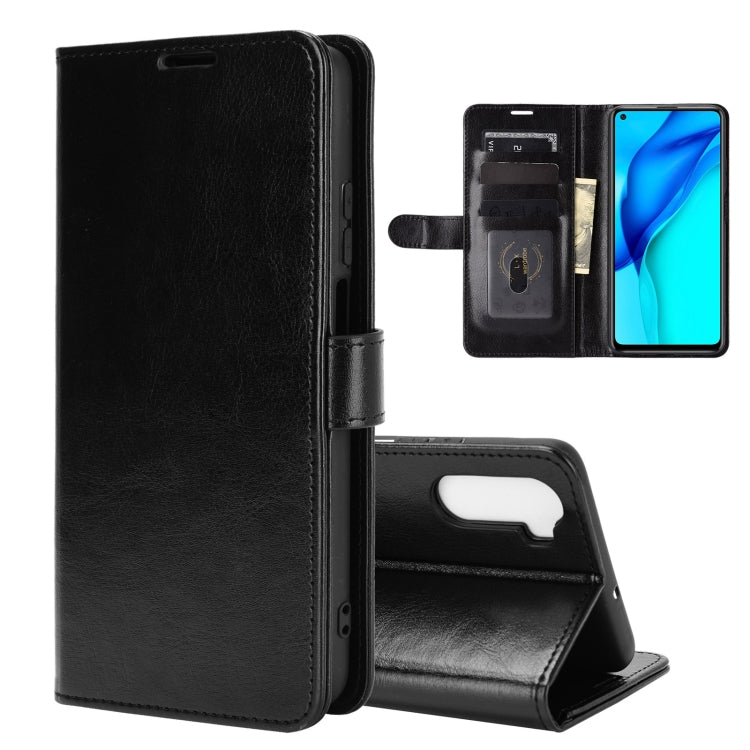 For Huawei Mate 40 lite/Maimang 9 R64 Texture Single Horizontal Flip Protective Case with Holder & Card Slots & Wallet& Photo Frame