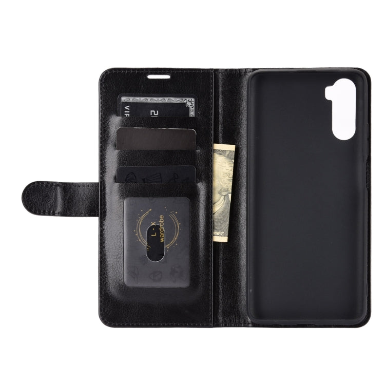 For Huawei Mate 40 lite/Maimang 9 R64 Texture Single Horizontal Flip Protective Case with Holder & Card Slots & Wallet& Photo Frame