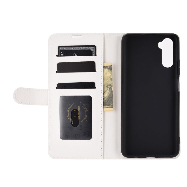 For Huawei Mate 40 lite/Maimang 9 R64 Texture Single Horizontal Flip Protective Case with Holder & Card Slots & Wallet& Photo Frame