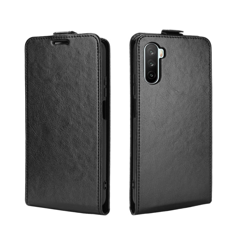 For Huawei Mate 40 lite/Maimang 9 R64 Texture Single Vertical Flip Leather Protective Case with Card Slots & Photo Frame