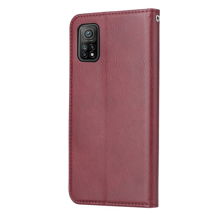 For Xiaomi Mi 10T / Mi 10T Pro Knead Skin Texture Horizontal Flip Leather Case with Photo Frame & Holder & Card Slots & Wallet