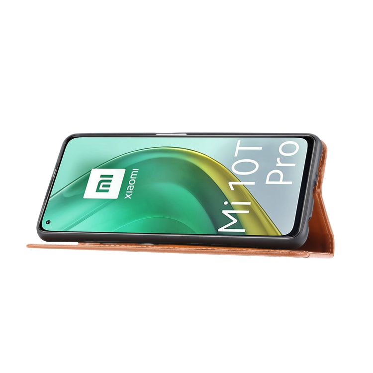 For Xiaomi Mi 10T / Mi 10T Pro Knead Skin Texture Horizontal Flip Leather Case with Photo Frame & Holder & Card Slots & Wallet