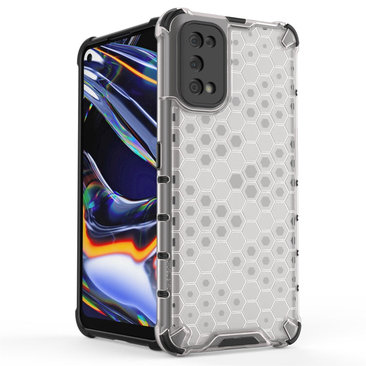 For OPPO Realme 7 Pro Shockproof Honeycomb PC + TPU Case