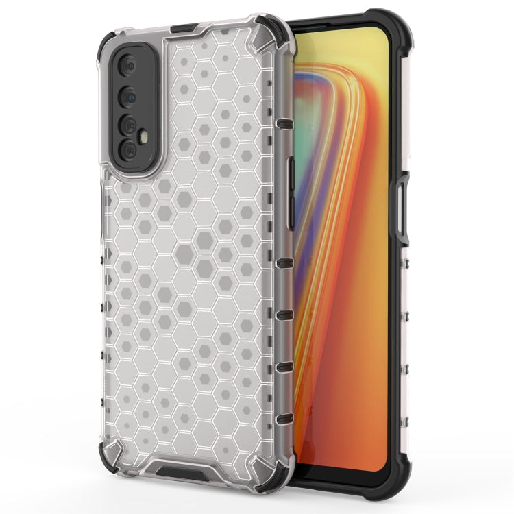 For OPPO Realme 7 Shockproof Honeycomb PC + TPU Case