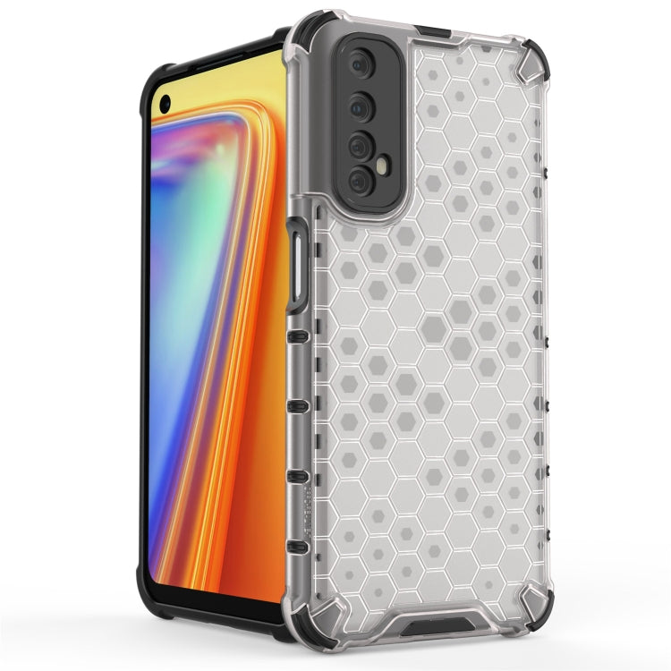 For OPPO Realme 7 Shockproof Honeycomb PC + TPU Case
