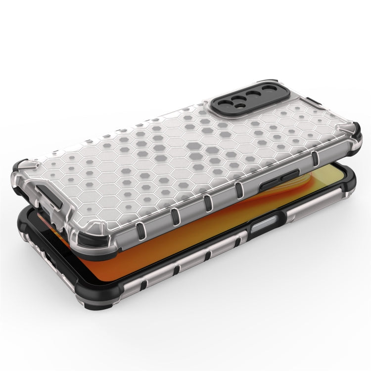 For OPPO Realme 7 Shockproof Honeycomb PC + TPU Case