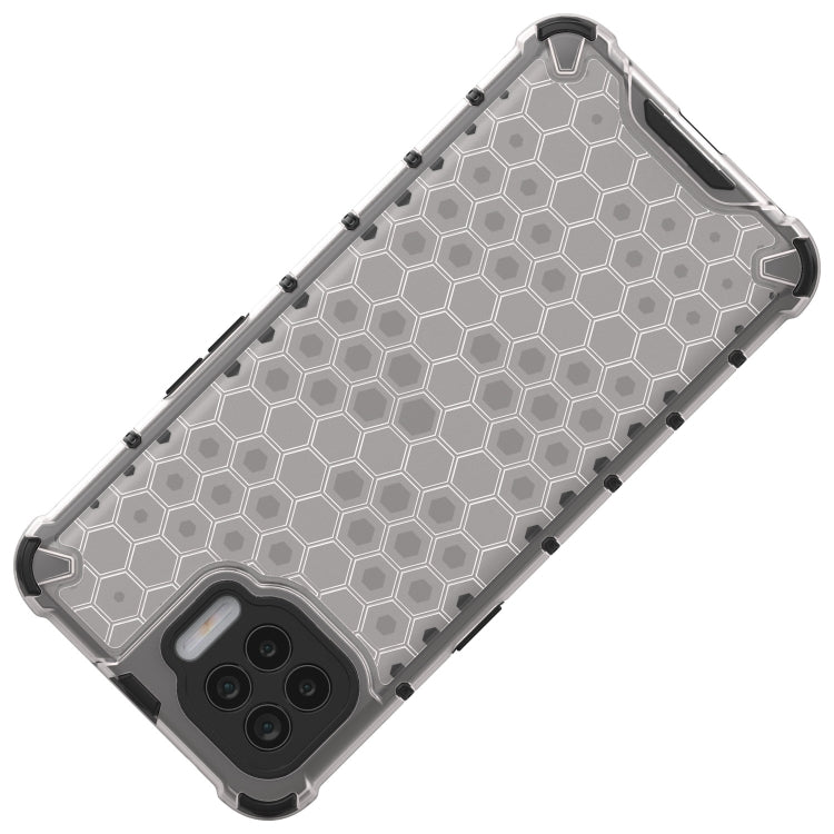 For OPPO F17 Shockproof Honeycomb PC + TPU Case
