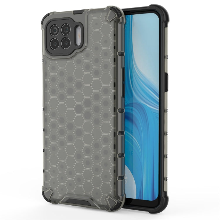 For OPPO A73 Shockproof Honeycomb PC + TPU Case