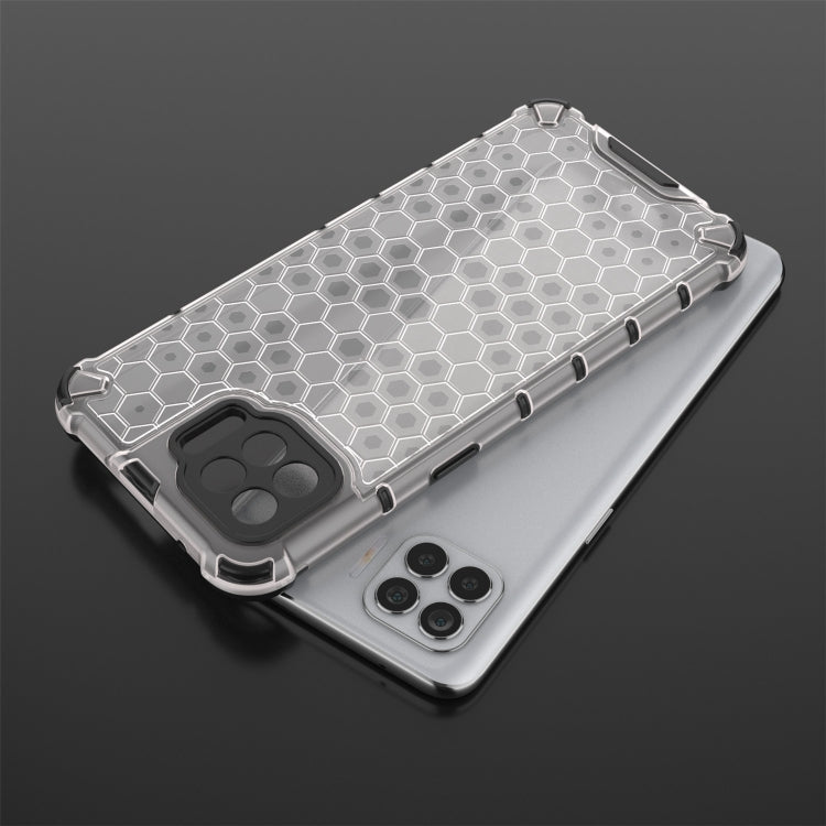 For OPPO Reno4 Lite Shockproof Honeycomb PC + TPU Case