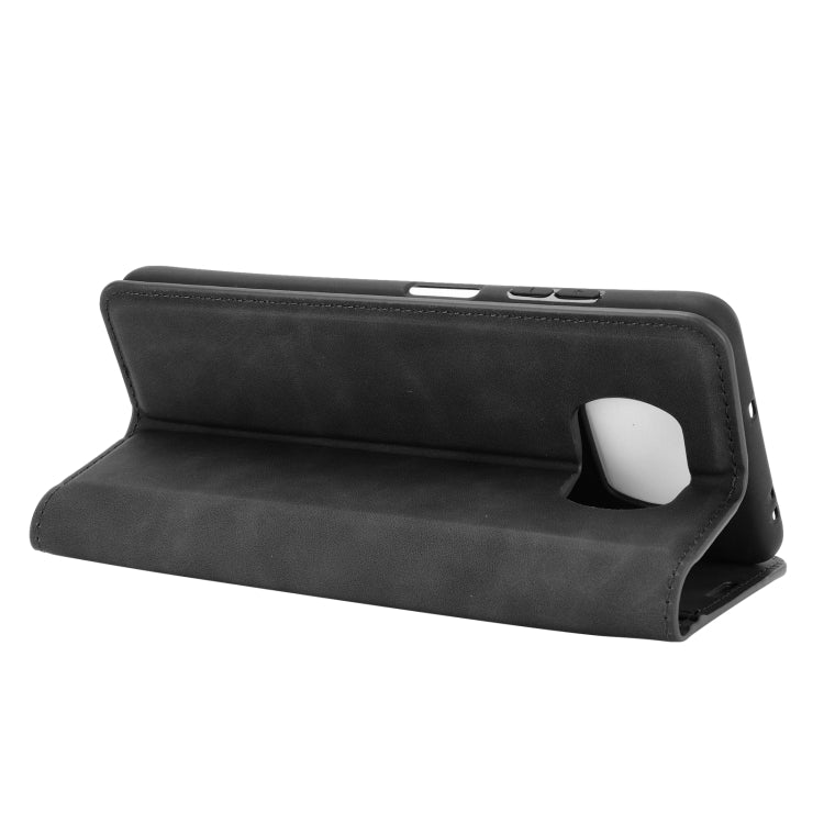 For Xiaomi Poco X3/X3 NFC Retro-skin Business Magnetic Suction Leather Case with Holder & Card Slots & Wallet