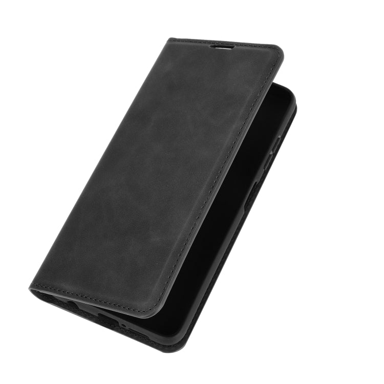 For Xiaomi Poco X3/X3 NFC Retro-skin Business Magnetic Suction Leather Case with Holder & Card Slots & Wallet