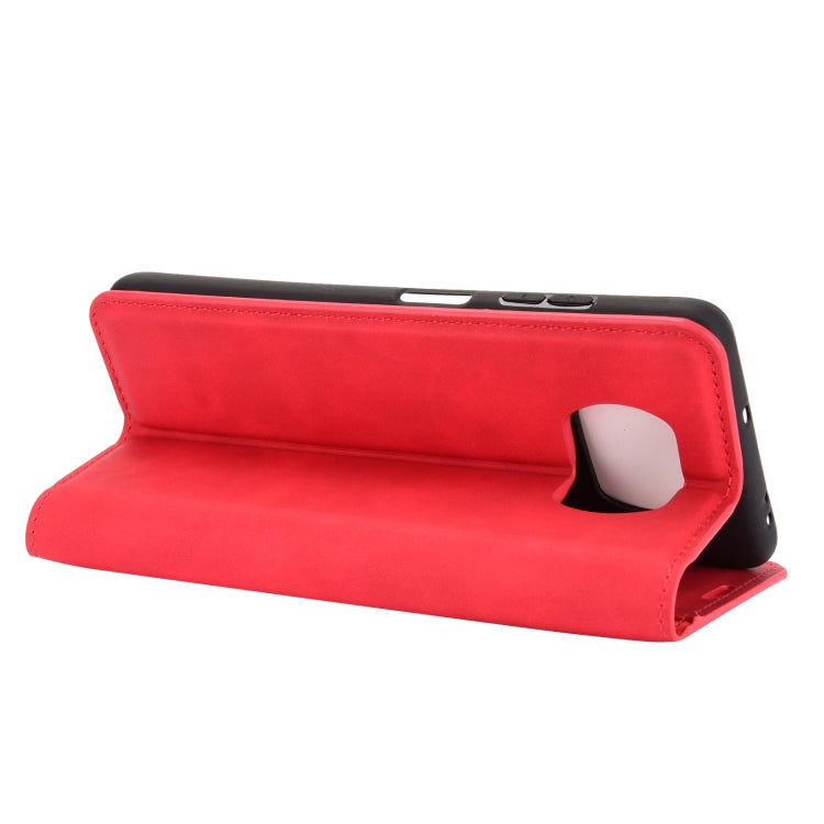 For Xiaomi Poco X3/X3 NFC Retro-skin Business Magnetic Suction Leather Case with Holder & Card Slots & Wallet