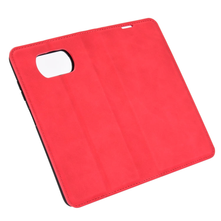 For Xiaomi Poco X3/X3 NFC Retro-skin Business Magnetic Suction Leather Case with Holder & Card Slots & Wallet