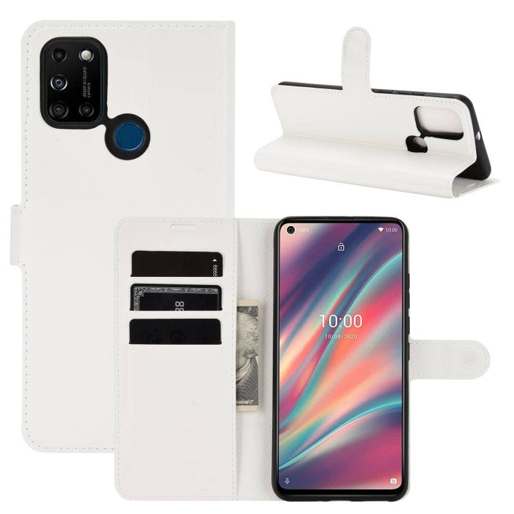 For WIKO View 5 Litchi Texture Horizontal Flip Protective Case with Holder & Card Slots & Wallet
