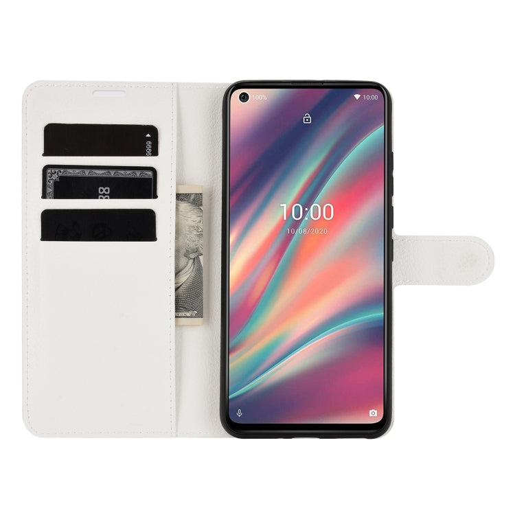 For WIKO View 5 Litchi Texture Horizontal Flip Protective Case with Holder & Card Slots & Wallet