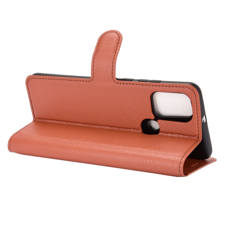 For WIKO View 5 Litchi Texture Horizontal Flip Protective Case with Holder & Card Slots & Wallet