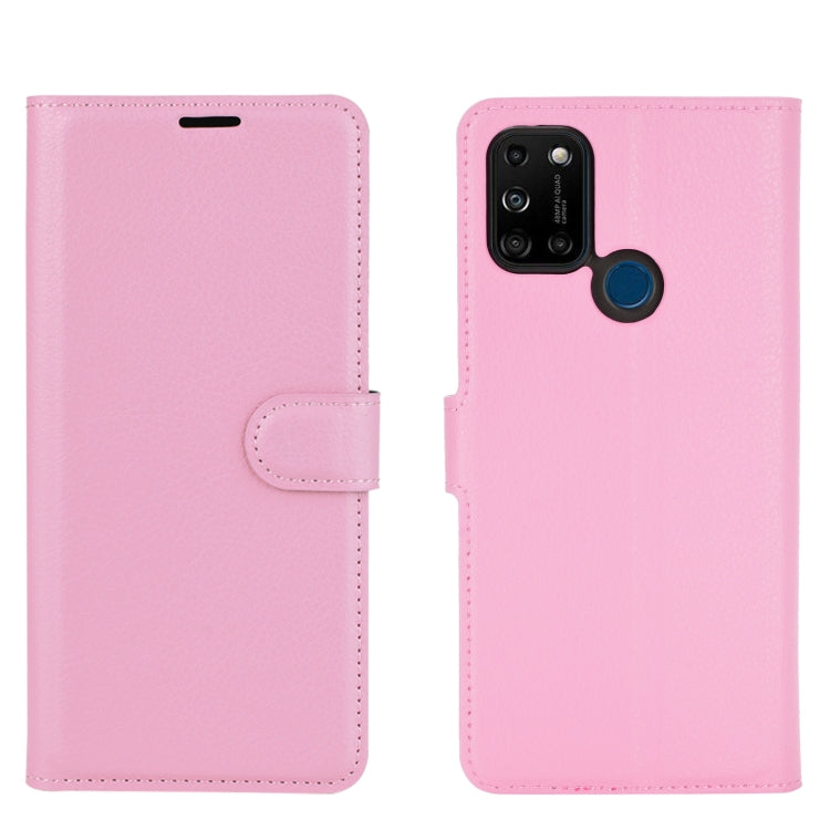 For WIKO View 5 Litchi Texture Horizontal Flip Protective Case with Holder & Card Slots & Wallet