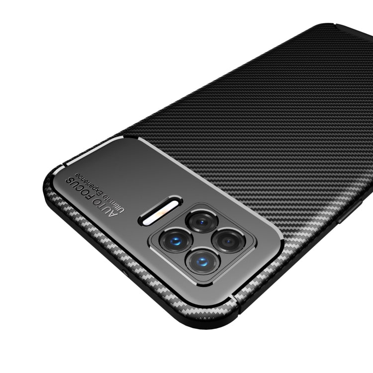For OPPO F17 Carbon Fiber Texture Shockproof TPU Case