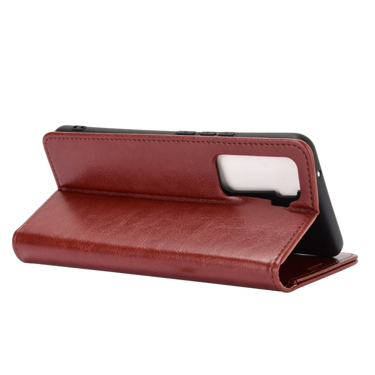 For vivo iQOO 5 5G R64 Texture Single Horizontal Flip Protective Case with Holder & Card Slots & Wallet& Photo Frame