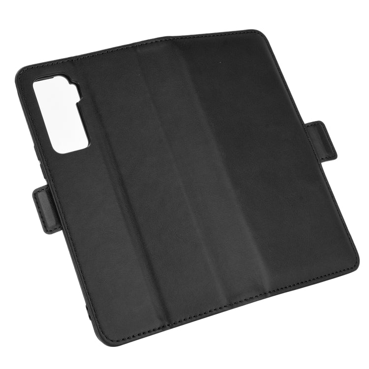 For vivo iQOO 5 5G Dual-side Magnetic Buckle Horizontal Flip Leather Case with Holder & Card Slots & Wallet