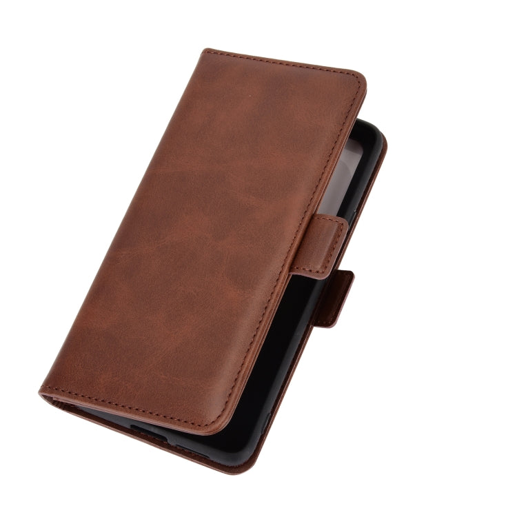 For vivo iQOO 5 5G Dual-side Magnetic Buckle Horizontal Flip Leather Case with Holder & Card Slots & Wallet