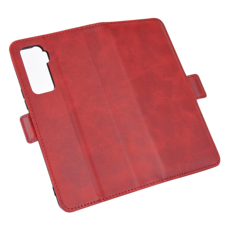 For vivo iQOO 5 5G Dual-side Magnetic Buckle Horizontal Flip Leather Case with Holder & Card Slots & Wallet