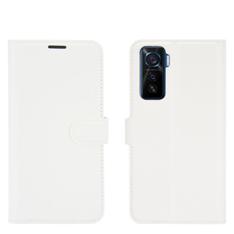 For vivo iQOO 5 5G Litchi Texture Horizontal Flip Protective Case with Holder & Card Slots & Wallet