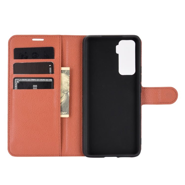 For vivo iQOO 5 5G Litchi Texture Horizontal Flip Protective Case with Holder & Card Slots & Wallet