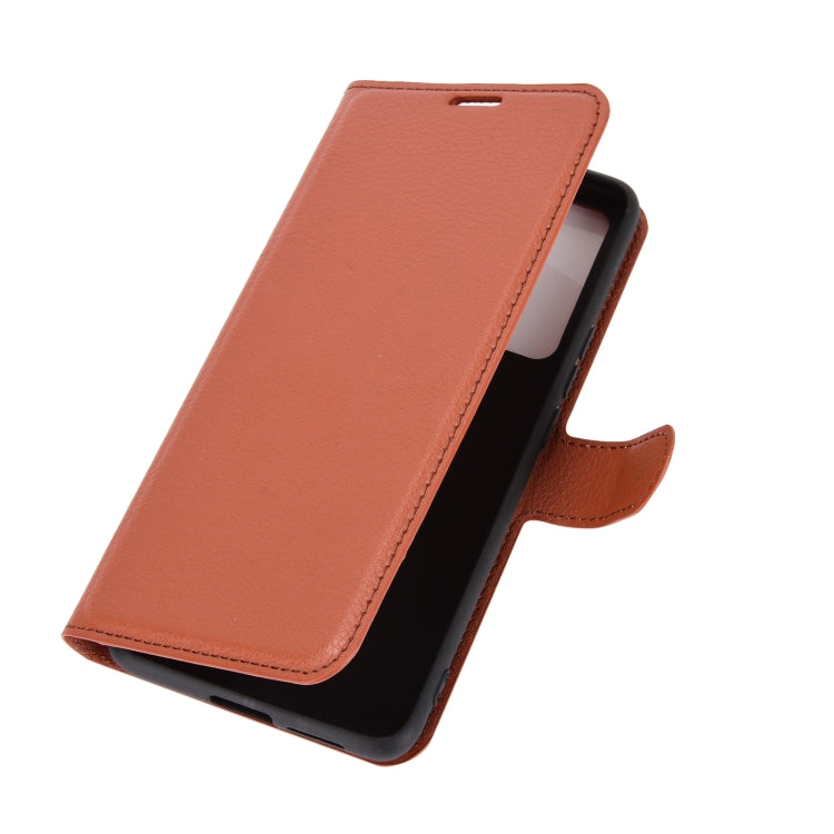 For vivo iQOO 5 5G Litchi Texture Horizontal Flip Protective Case with Holder & Card Slots & Wallet