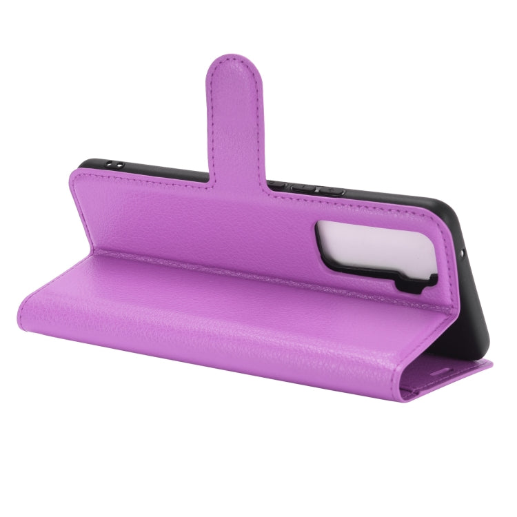 For vivo iQOO 5 5G Litchi Texture Horizontal Flip Protective Case with Holder & Card Slots & Wallet