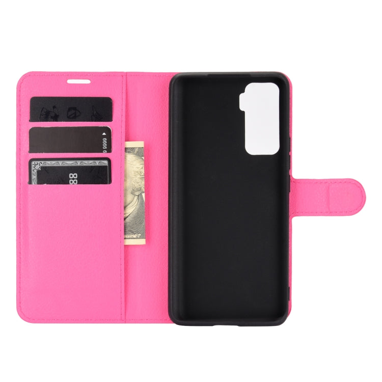 For vivo iQOO 5 5G Litchi Texture Horizontal Flip Protective Case with Holder & Card Slots & Wallet