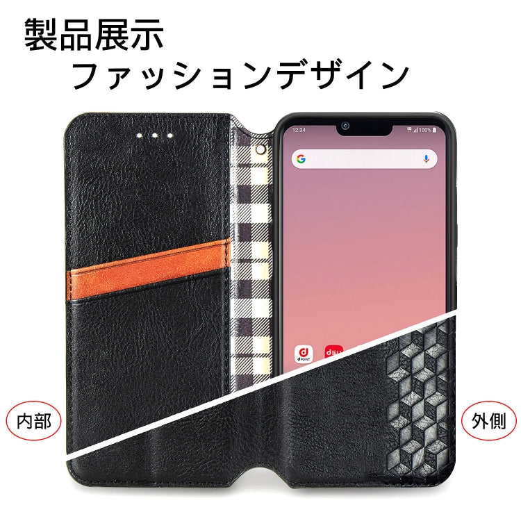 For LG Style3 L-41A Cubic Grid Pressed Horizontal Flip Magnetic PU Leather Case with Holder & Card Slots & Wallet