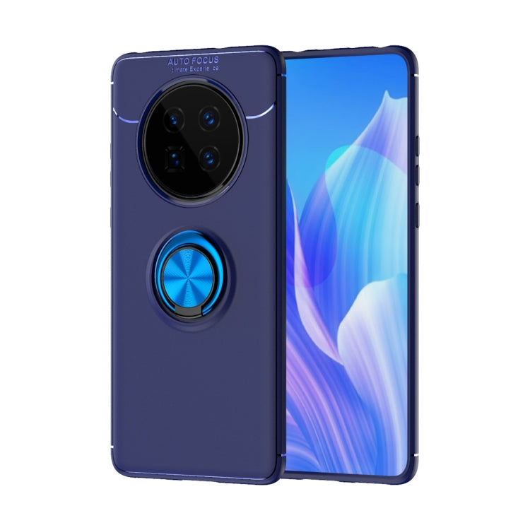 For Huawei Mate 40 Metal Ring Holder 360 Degree Rotating TPU Case