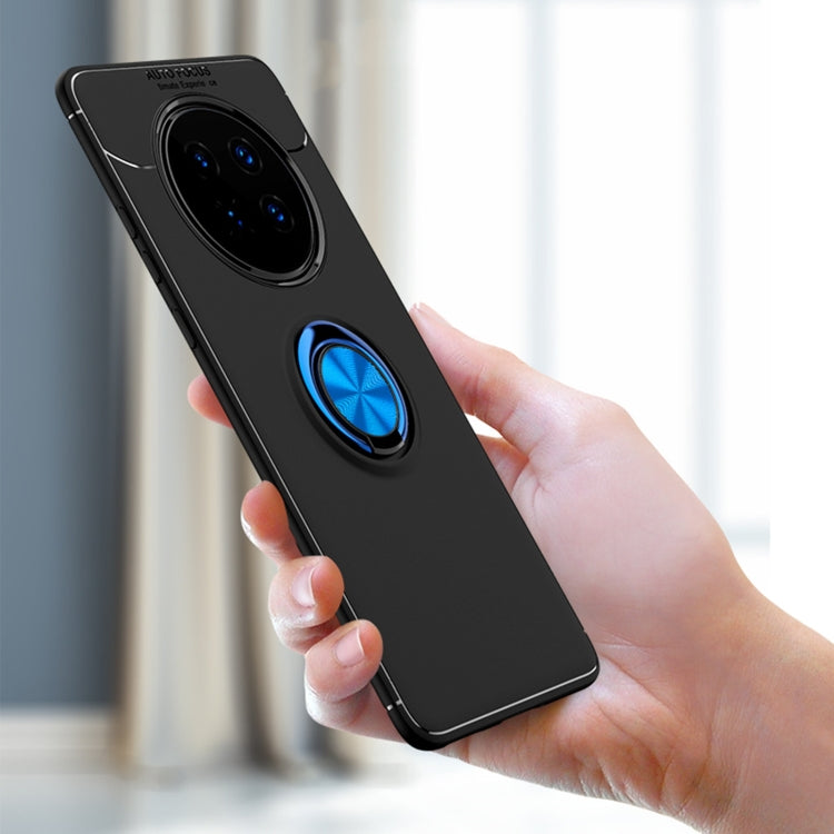 For Huawei Mate 40 Metal Ring Holder 360 Degree Rotating TPU Case