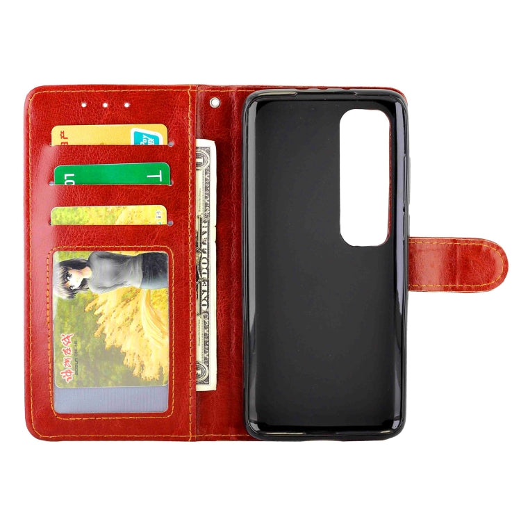 For Xiaomi Mi 10 Ultra Crazy Horse Texture Leather Horizontal Flip Protective Case with Holder & Card Slots & Wallet & Photo Frame