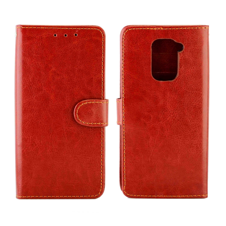 For Xiaomi Redmi 10X(4G)/Redmi Note9 Crazy Horse Texture Leather Horizontal Flip Protective Case with Holder & Card Slots & Wallet & Photo Frame