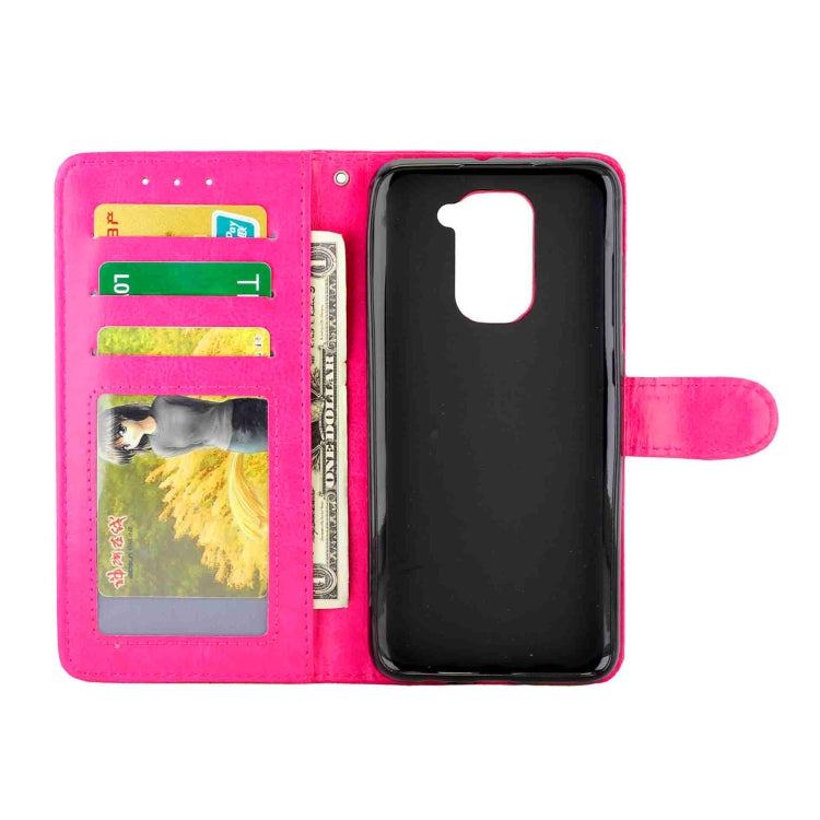 For Xiaomi Redmi 10X(4G)/Redmi Note9 Crazy Horse Texture Leather Horizontal Flip Protective Case with Holder & Card Slots & Wallet & Photo Frame