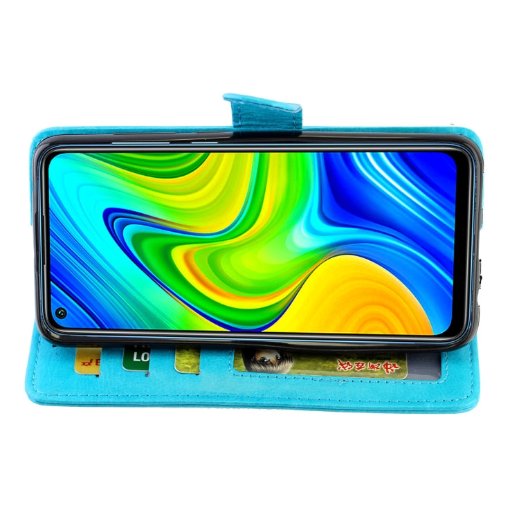 For Xiaomi Redmi 10X(4G)/Redmi Note9 Crazy Horse Texture Leather Horizontal Flip Protective Case with Holder & Card Slots & Wallet & Photo Frame