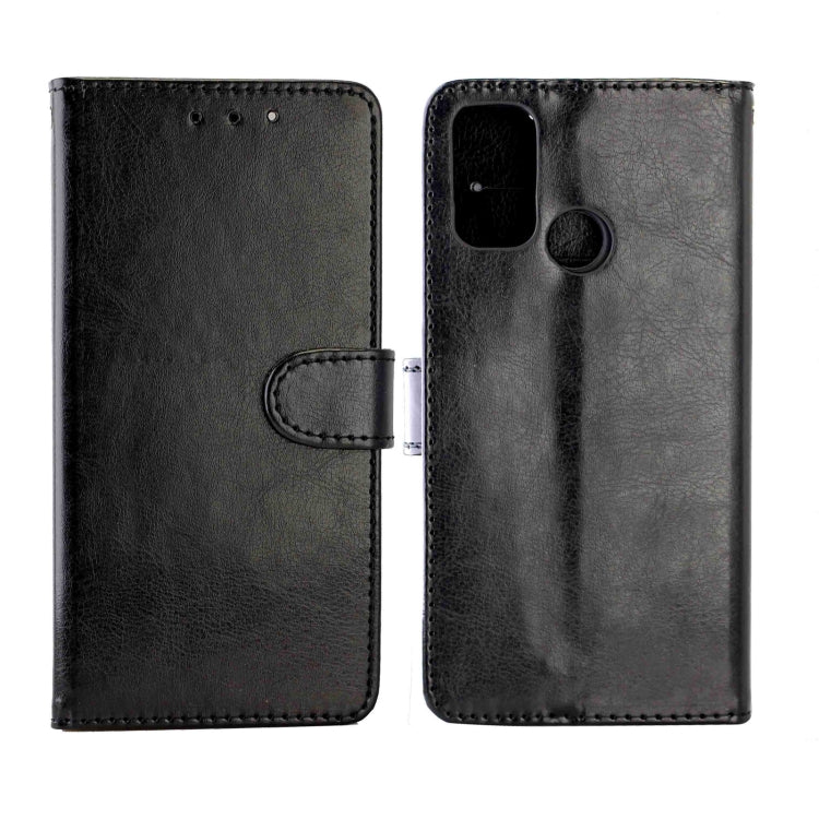 For OPPO A53 Crazy Horse Texture Leather Horizontal Flip Protective Case with Holder & Card Slots & Wallet & Photo Frame
