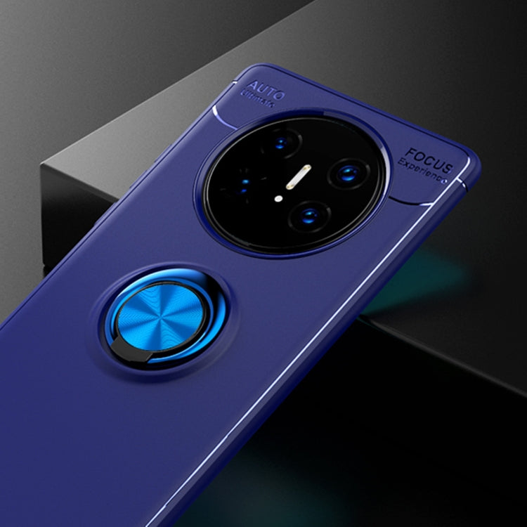 For Huawei Mate 40 Pro+ Metal Ring Holder 360 Degree Rotating TPU Case