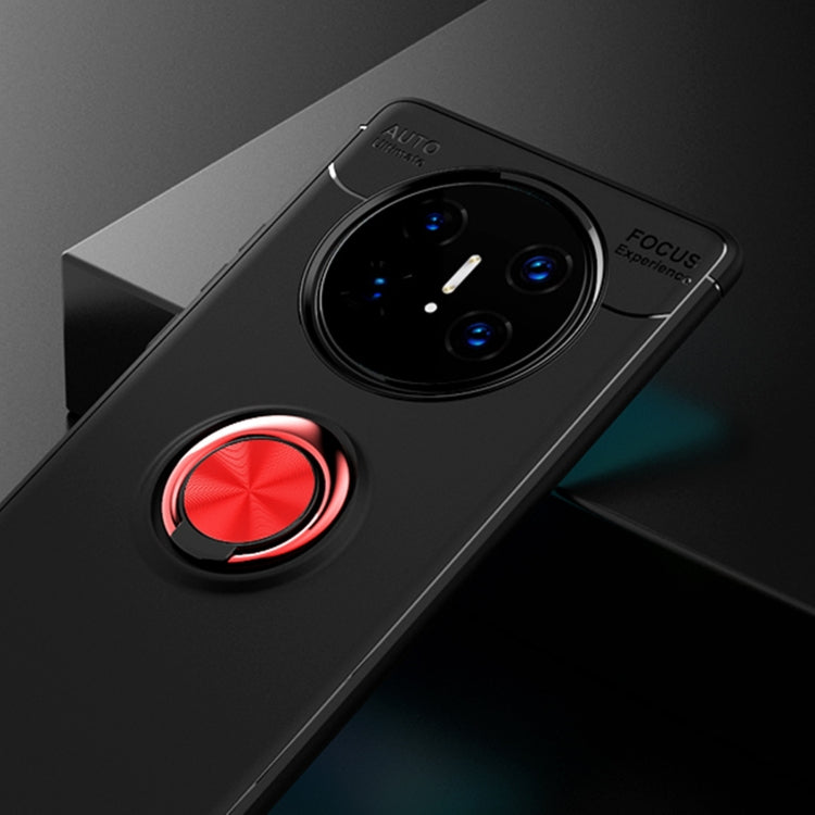 For Huawei Mate 40 Pro+ Metal Ring Holder 360 Degree Rotating TPU Case