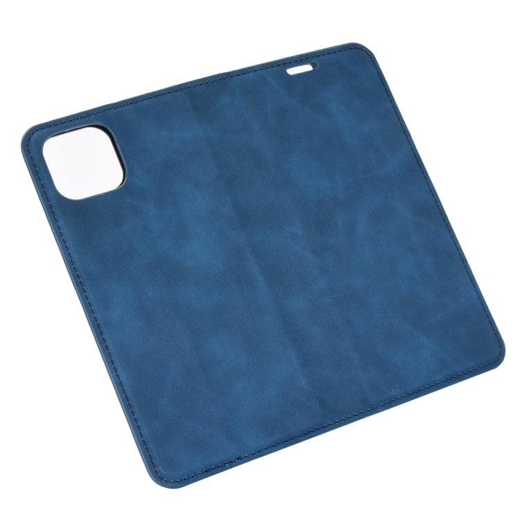 For OPPO Reno4 SE Retro-skin Business Magnetic Suction Leather Case with Holder & Card Slots & Wallet