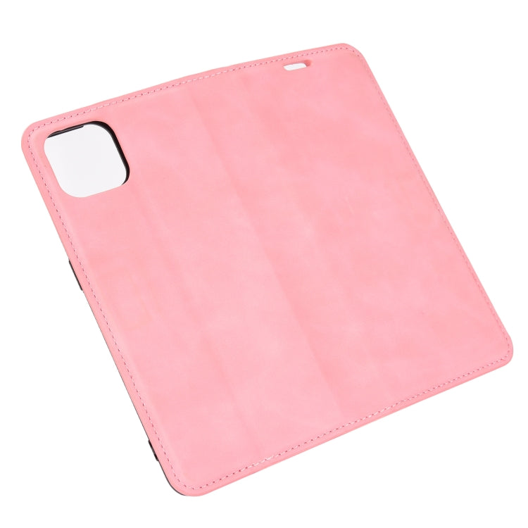 For OPPO Reno4 SE Retro-skin Business Magnetic Suction Leather Case with Holder & Card Slots & Wallet