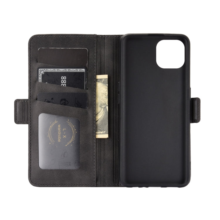 For OPPO Reno4 SE Dual-side Magnetic Buckle Horizontal Flip Leather Case with Holder & Card Slots & Wallet