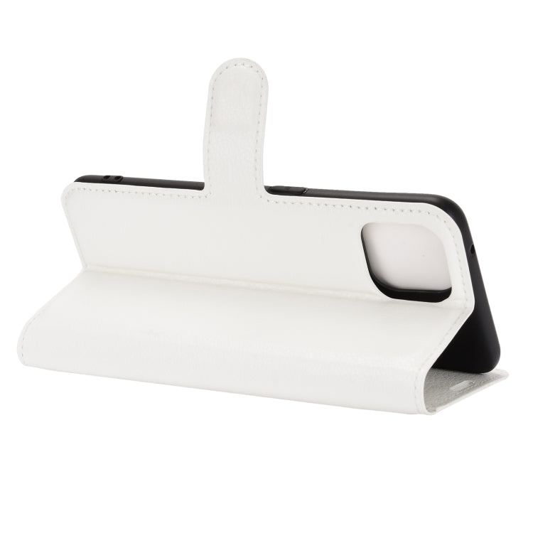 For OPPO Reno4 SE Litchi Texture Horizontal Flip Protective Case with Holder & Card Slots & Wallet