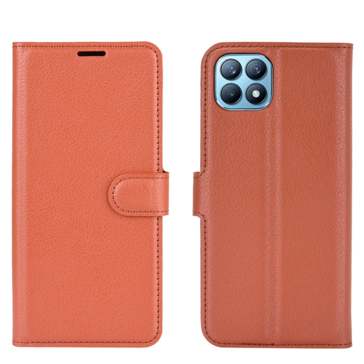For OPPO Reno4 SE Litchi Texture Horizontal Flip Protective Case with Holder & Card Slots & Wallet