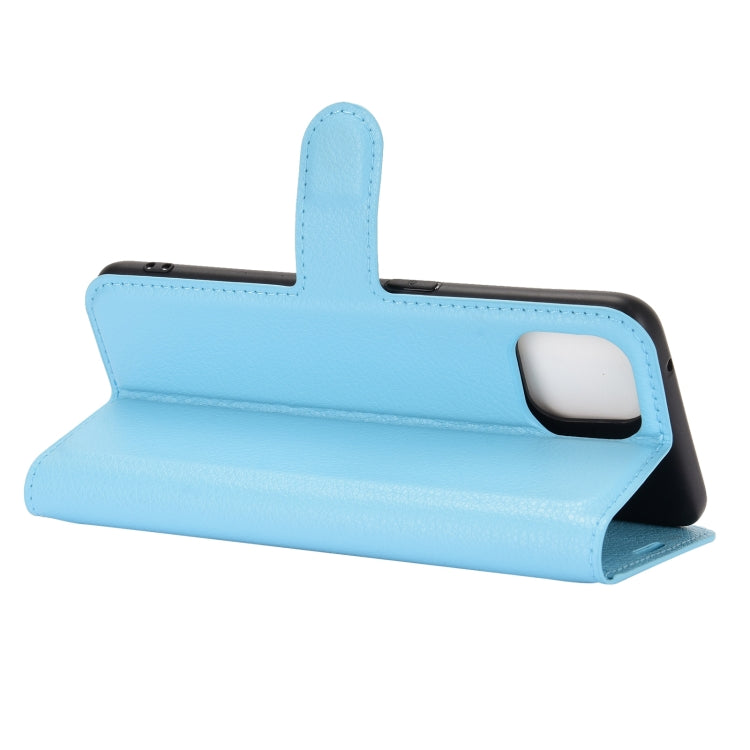 For OPPO Reno4 SE Litchi Texture Horizontal Flip Protective Case with Holder & Card Slots & Wallet