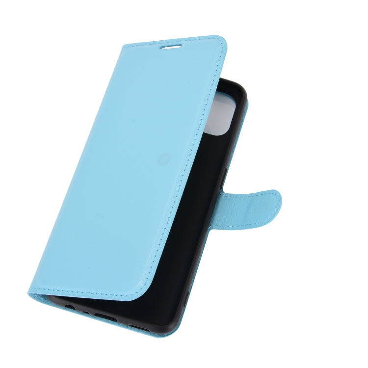 For OPPO Reno4 SE Litchi Texture Horizontal Flip Protective Case with Holder & Card Slots & Wallet